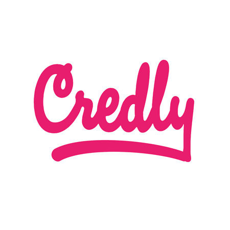 Credly Logo in pink